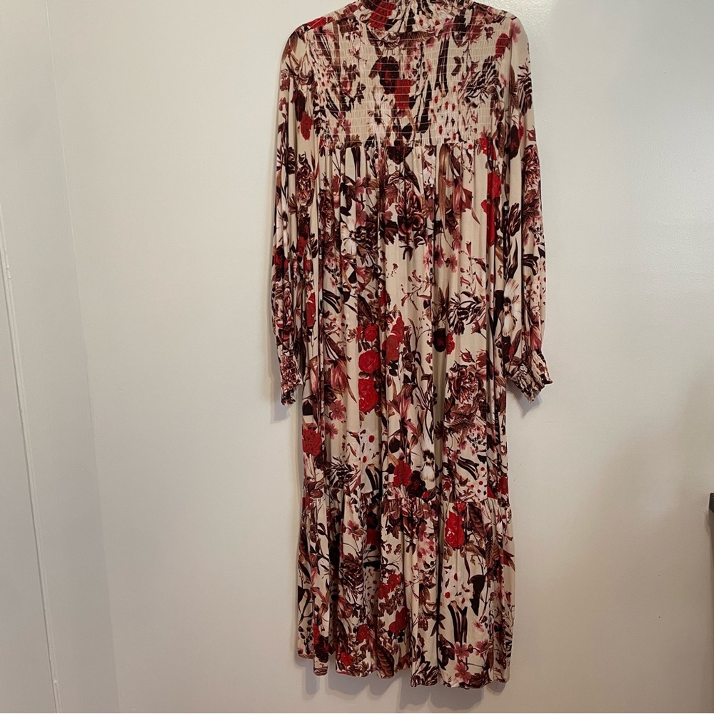 H&M Maxi Ruffle Dress Size 2 - Picture 3 of 11